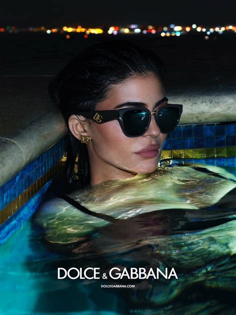 Kylie Jenner Swims in the Dolce & Gabbana Sunglass.